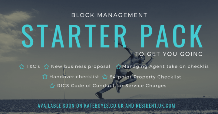 Resident Property Software creates a starter pack for Agents entering the Block Management Industry